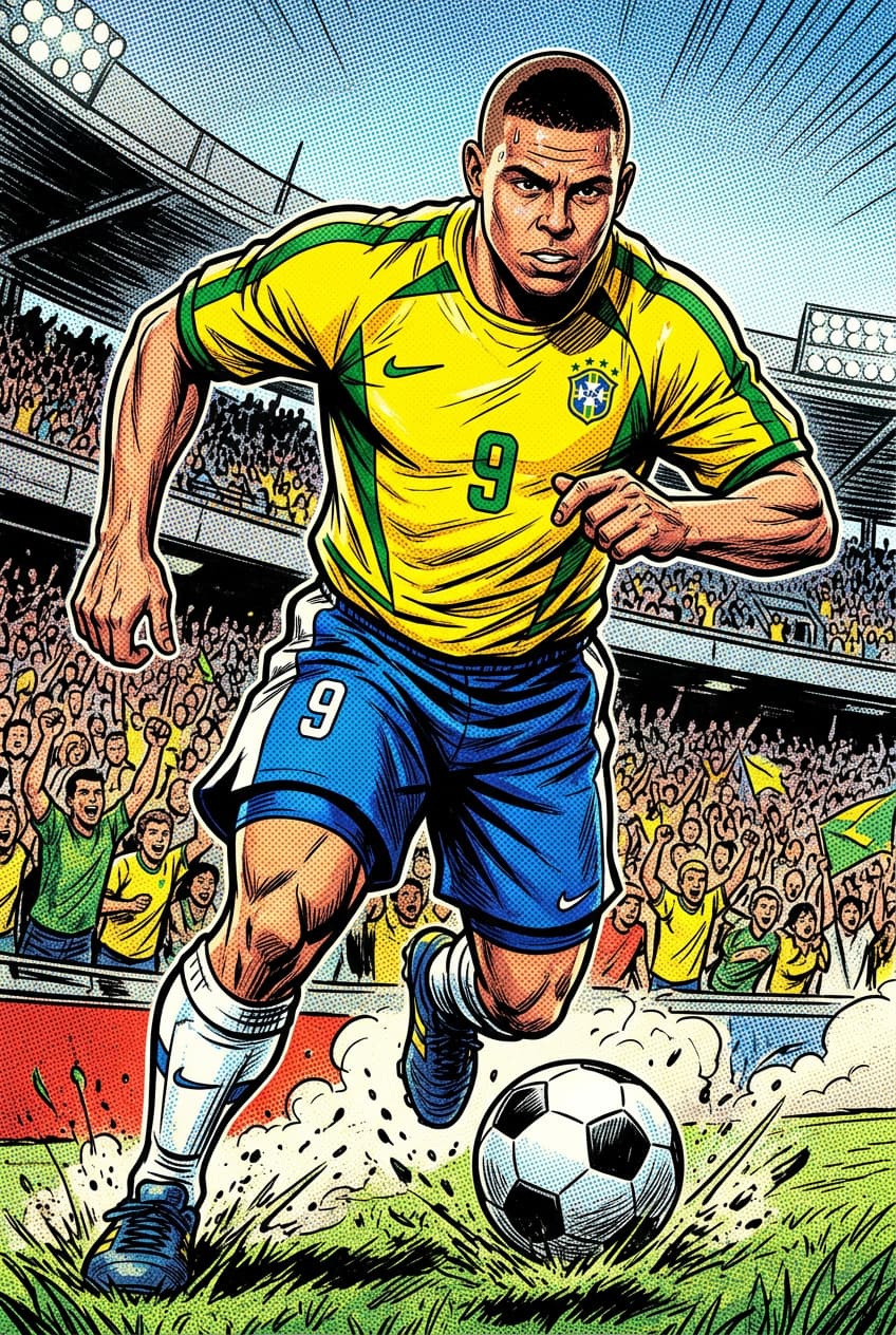 Ronaldo Nazário — Comic Book